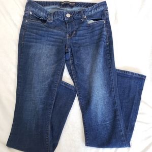 Express Barely Boot Dark Wash Jeans